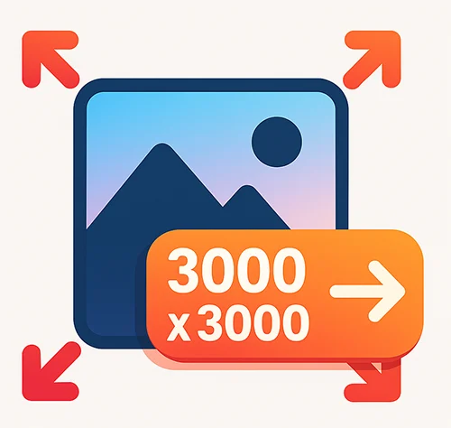 Why Convert Images to 3000 x 3000?